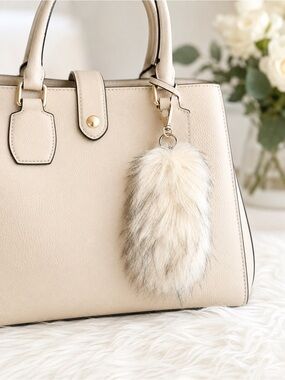 FUR PURSE CHARM